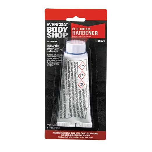 Evercoat Body Shop 105023 Blue Cream Hardener for Use with Fillers, Putties, Reinforced Fillers & Fiber Glass Adhesive Fill & Finish Products 2.75 Fl Oz.