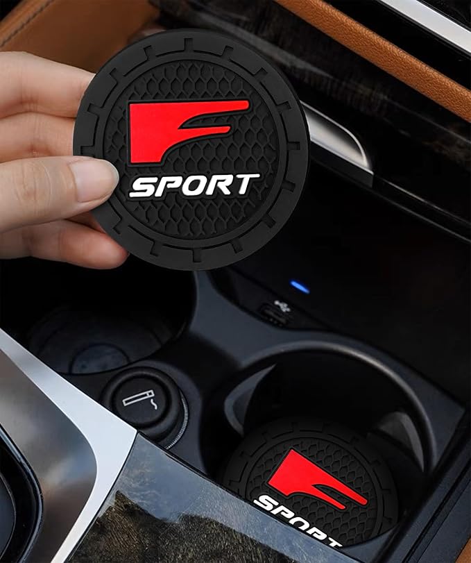Car Cup Holder Coaster for Lexus f Sport Cupholder Coaster Interior Accessories 2.75in 2Pack