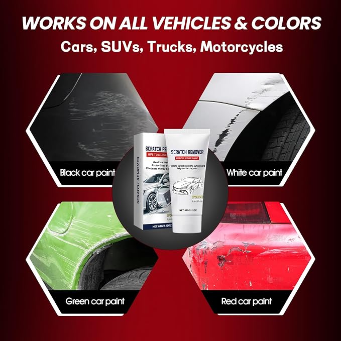 Car Scratch Remover, Scratch Remover for Vehicles, 6PCS Nano Magic Car Cloth Scratch Remover, Easily Removes Light Scratches, Swirls and Water Spot Remover for Cars