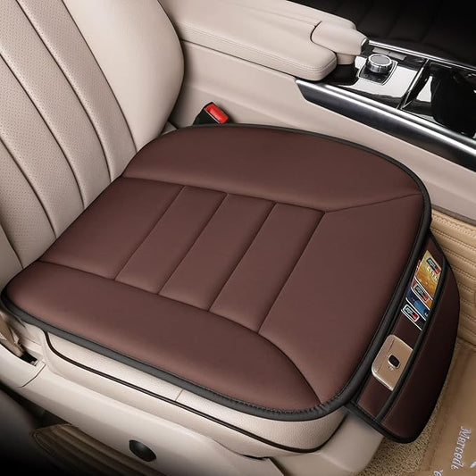 Lofty Aim Car Seat Cushion for Driving, Memory Foam Driver Seat Cushion | Car Seat Cushion for Long Driving, Automotive Seat Cushion for Pain Relief, Car Seat Pillow Fits Vehicles, Office, Brown