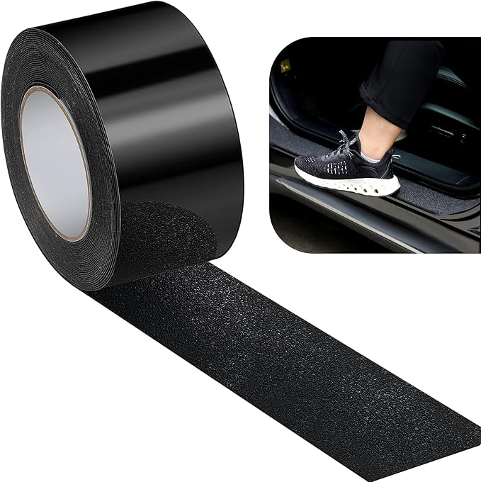 Frienda Car Door Edge Guards Door Sill Protector Automotive Entry Guard Anti Collision Scuff Sill Trim Protection Strips for Most Cars Vehicles Accessories(2.8 Inch Wide, 32.8 Feet,Black)