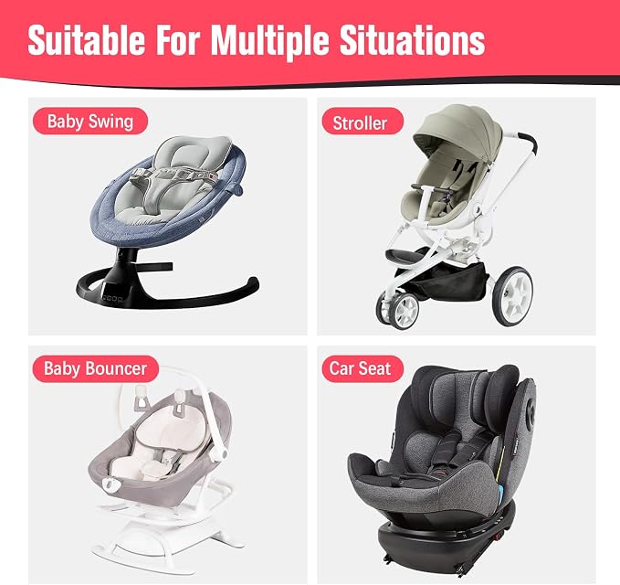 KAKIBLIN Baby Travel Pillow, Upgraded Baby Neck Pillows for Car Seat, Infant Neck Support Pillow for Head and Neck,Newborn Head Support for Car Seat,Pushchair