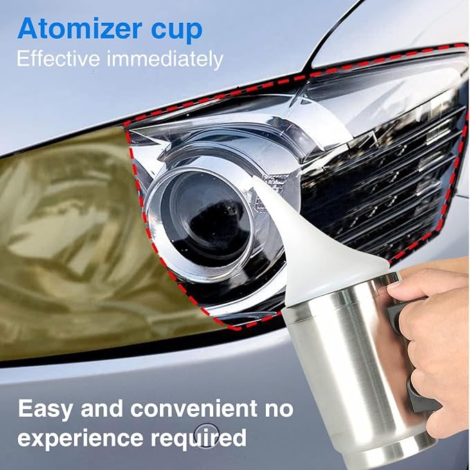 100ML Headlight Repair Kit, Automobile Headlight Restoration Kits,Car Headlight Polish Repair Tool, Glass Scratch Repair Headlight Renovation