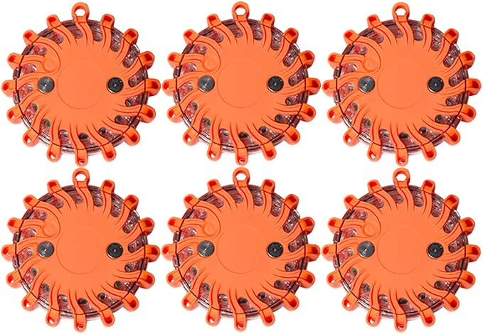 SpeedTech Lights 6-Pack Rechargeable 16-LED Safety Disc Kit