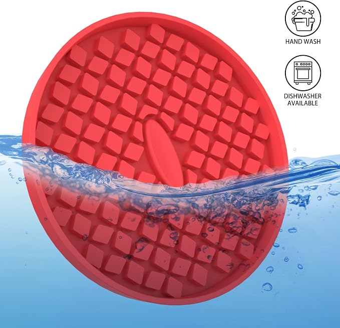 ME.FAN Car Cup Holder Coasters [4 Pack] Silicone Auto Mug Mats,Universal Non-Slip Recessed Car Interior Accessories Red