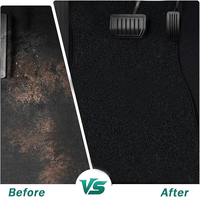 GXARTS Car Floor Mats Carpet Full Set All-Weather Protect Compatible with Toyota Tundra 2022 2023 2024 2025 | Waterproof Black Car Mats with Anti-Slip Backing