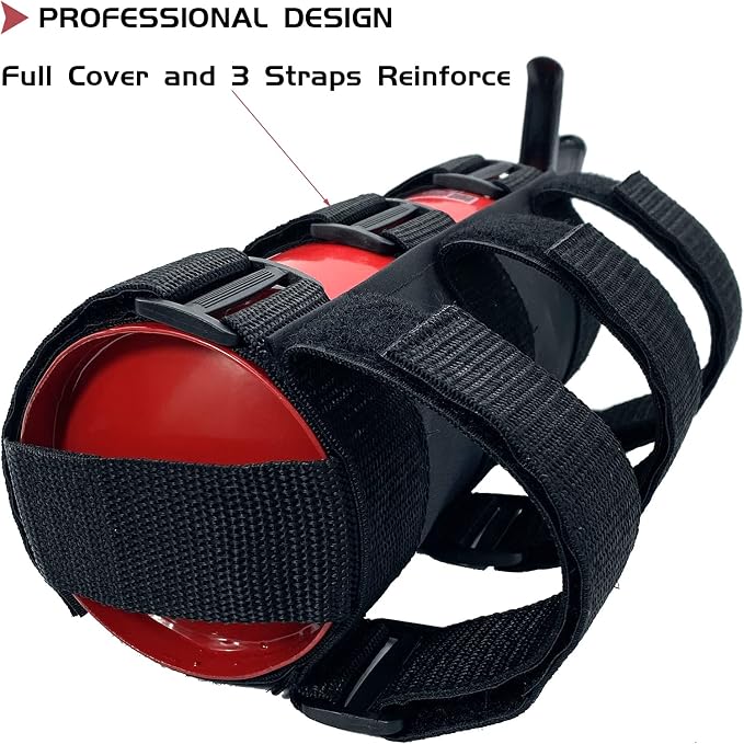 Car Roll Bar Fire Extinguisher Mount Holder Replacement for Jeep Wrangler CJ YJ TJ LJ JK JKU JL JLU, Polaris Ranger RZR General RS1, Can Am Maverick X3 & More - Adjustable Extinguisher Mount Strap
