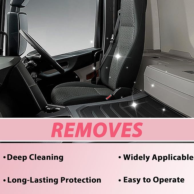 Polishing Cleaner Car Interior Spray, 2026 Upgrade Interior Detailer Spray for Dashboards, Seats, Leather, Plastic - All Purpose, Fast-Drying, No-Rinse Formula, Restores Shine & Prevents Damage (3PCS)