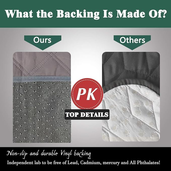 Waterproof Washable Seat Protector Pads Reusable Pee Pads for Adults for Adults Non-Slip Incontinence Chair Pads Senior Toddlers 22"X21" Coffee 2Pcs