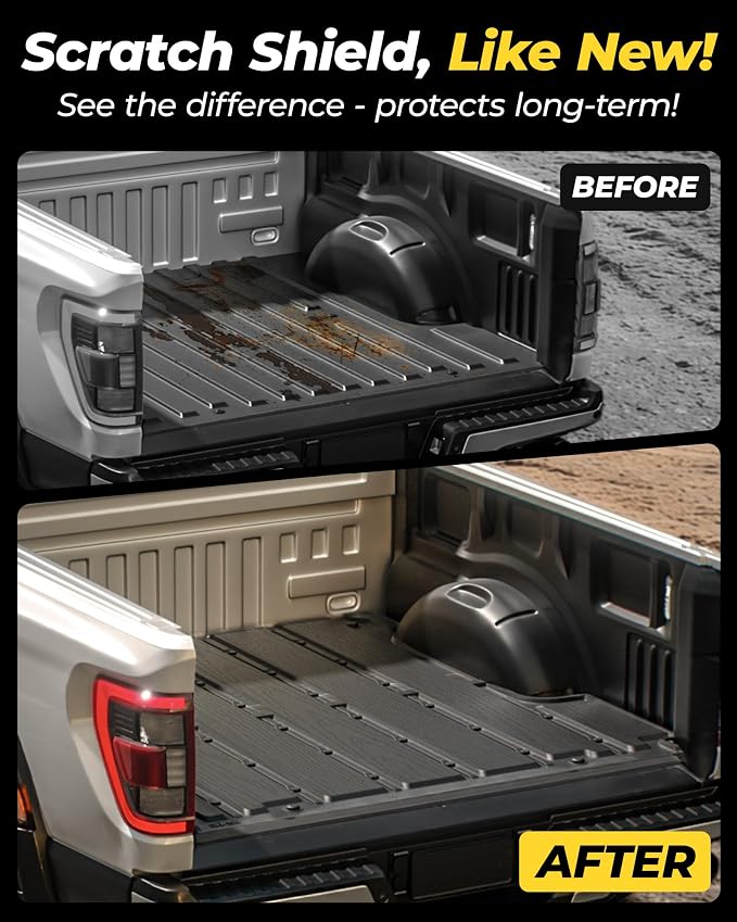 3W Front Trunk Mat & Trunk Bed Mat Fit Silverado EV/GMC Sierra EV/Sierra EV Denali 2024 2025 2026,All Weather TPE Custom Fit Car Accessories for Silverado EV/GMC Sierra EV/Sierra EV Denali