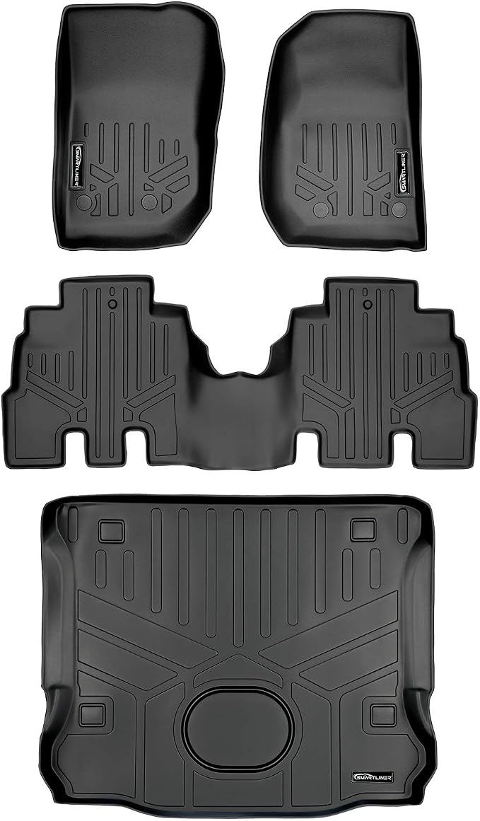 MAXLINER Floor Mats and Cargo Liner for 2015-2018 Jeep Wrangler