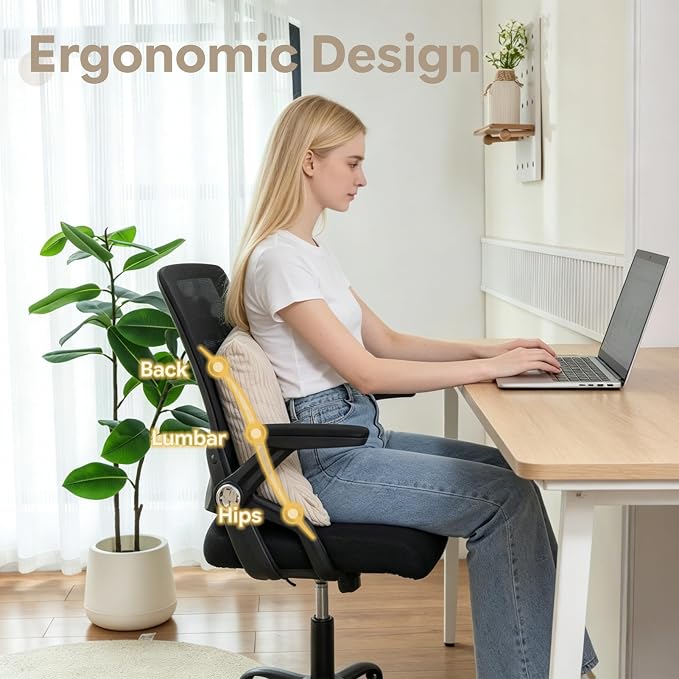 Lumbar Support Pillow 3 Section Back Pillow Office Chair for Back Support Comfortable Lumbar Cushion for Car Seat Pain Relief Sofa Rest (Beige)