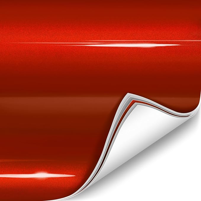ColorFusion PPF by VViViD, Gloss Sinister Red Dry Apply PPF Vinyl Car Wrap Roll 60ft x 5ft