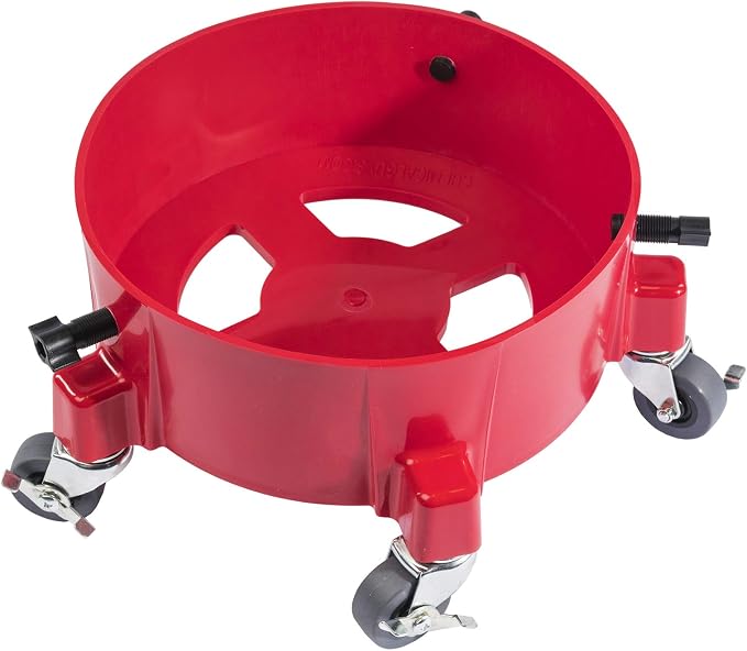 Chemical Guys, Creeper Rolling Bucket Dolly, 5 Casters, for 3.5 to 7.5 Gal | Heavy-duty dolly rolls wash buckets on five 360-degree casters, fits standard 3.5 to 7.5 gallon buckets