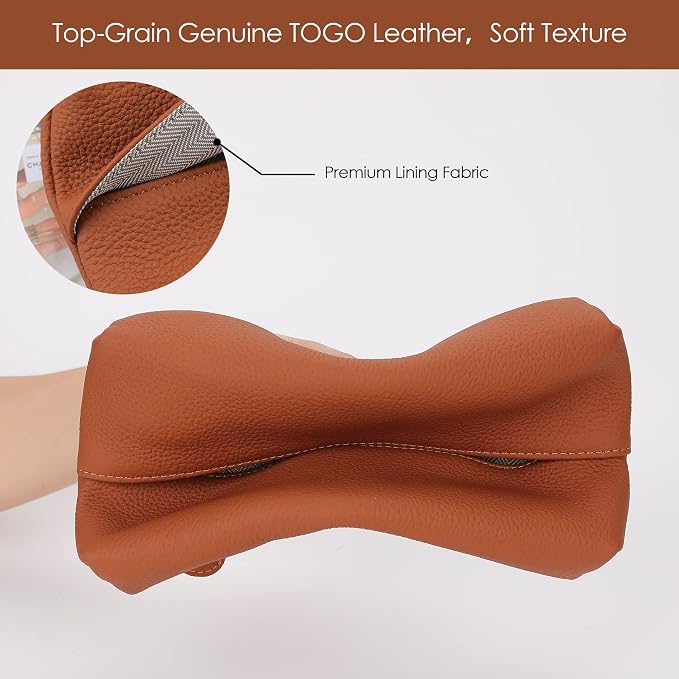 KINIVA Car Tissue Holder Sun Visor Napkin Tissue Box Holder for Car Visor Leather Tissue Holder Dispenser for Car(Brown)