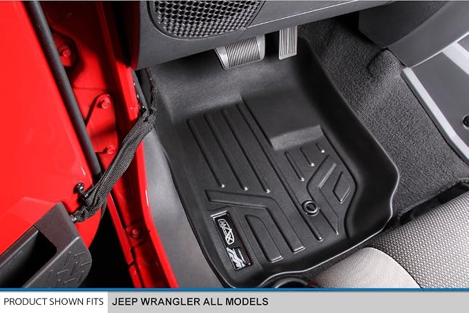 MAXLINER Floor Mats and Cargo Set for 2011-2013 Jeep Wrangler