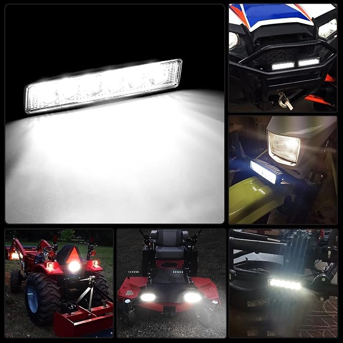 Nilight Led Light Bar 2PCS 18w Spot Driving Fog Light Led Pods Off Road Lights Boat Lights Driving Lights Led Work Light SUV Lamp