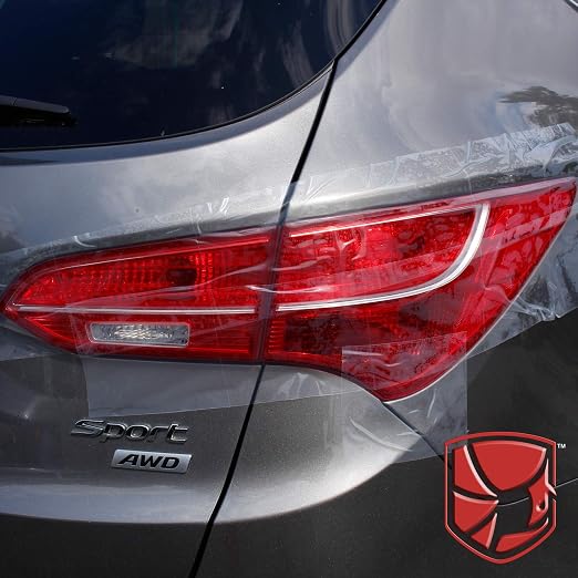ArmorDillo Temporary Paint Protection Film 3" x 100', Clear Adhesive Car, Bike, Auto Paint Protect Film Tape, Perfect for First-Time Users, Clear PPF, for Track Day, Road Trips, Free Utility Knife