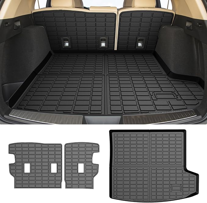 RDX Cargo mat - Trunk Mat for Acura RDX 2019-2025, All Weather Trunk Mat & Backrest Mat for RDX Accessories, Heavy Duty Rubber Mats, Car Accessories