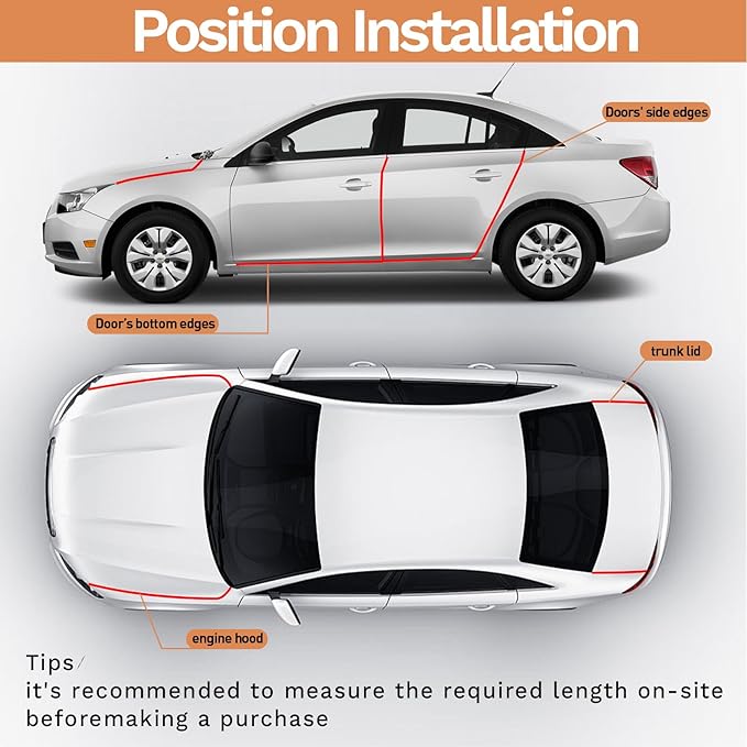 Car Door Edge Guards, 16.4Ft(5m) Car Door Protector Edge Guards Rubber Seal, Doors Edge Trim U Shape Edge Guards for Cars Trucks Suvs (Gray)