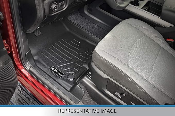 SMARTLINER Custom Fit Floor Mats 2 Row Liner Set Compatible with 1999-2007 Ford F-250