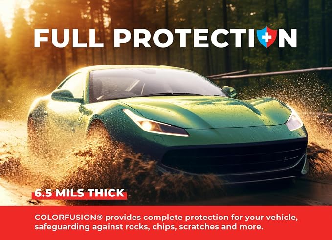 ColorFusion PPF by VViViD, Gloss Flip Thunder Green Dry Apply PPF Vinyl Car Wrap Roll 6ft x 5ft