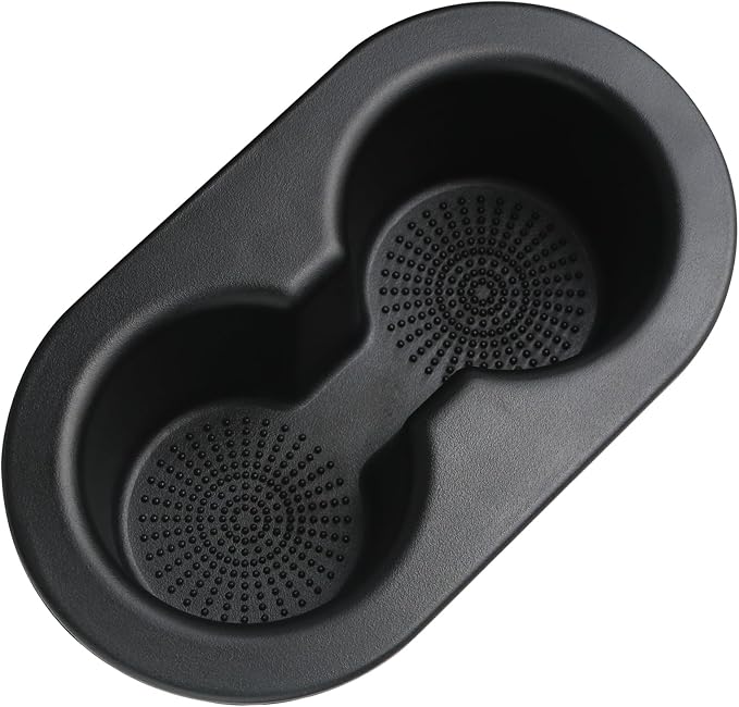 Rear Seat Cup Holder,Compatible with 2005-2011 Dodge DAKOTA/2002-2019 Dodge Ram 1500 2500 3500 4500 5500 Replaces 5HD65DX9AC Back Dual Drink Cupholder