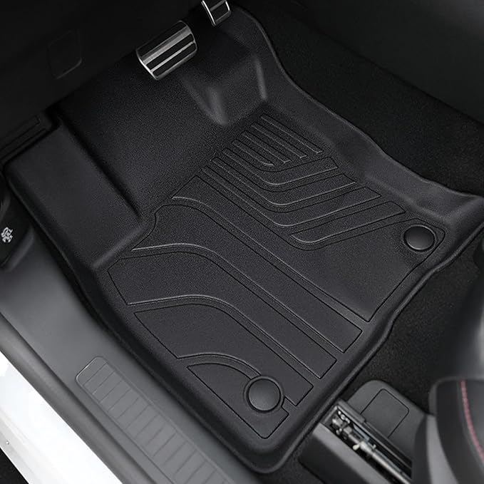 Floor Mats for Ford Escape 2020-2026, All Weather Floor Mats Trunk Cargo Liner with Backrest Protectors and Door Sill Guards Accessories, Full Coverage Set (Not fit Hybrid Model)