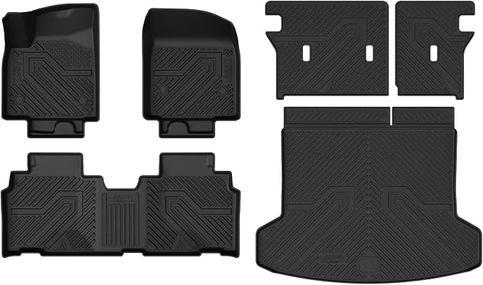 LASFIT Floor Mats & Trunk Mat & Backrest Mats for Acura Zdx 2024-2025 | for Acura Zdx 2024-2025 Full Set Mats, Premium TPE Liners, Custom Laser Fit, Full Edge Coverage, Refined Protection