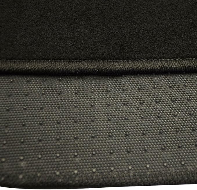 Fit 2008-2017 Mitsubishi Lancer Floor Mats Nylon Black | IKON MOTORSPORTS, 4Dr Factory Fitment Car Floor Mats Front & Rear Nylon 2009 2010 2011 2012 2013 2014 2015 2016