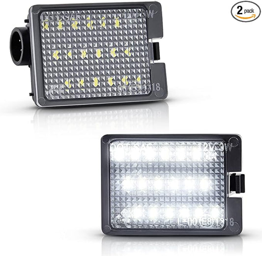 LED License Plate Lights Bright White Tag Lamp Assembly Replacement Compatible with 2014 2015 2016 2017 2018 2019 2020 2021 2022 Dodge Durango, Pack of 2