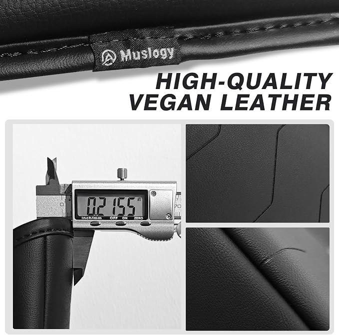 Muslogy Center Console Armrest Cover Fit for Kia Telluride 2020-2025 2026 Accessories, Comfort Armrest Pad Console Lid Cushion Vegan Leather Regular Thick