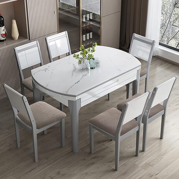 Genina Waterproof Seat Covers for Dining Room - Dining Chair, Kitchen Chair Covers slipcovers (Taupe, 4 Pcs)