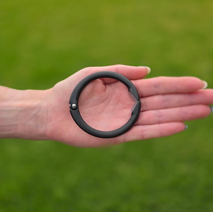 Clipa Bag Hanger Collection, The Ring that Opens into a Hook, Auto Closes | Holds 15 kg, Needs only 10mm to Hang a Hand Bag, Easy to Use with One Hand, The Instant Bag Hanger, 3 yr Warranty