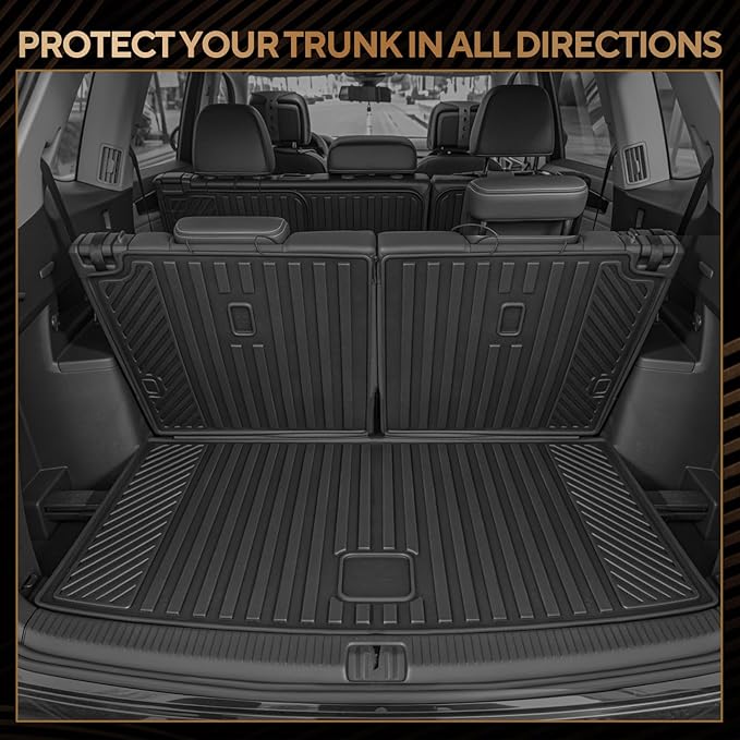 Naibeve Floor Mats for 2026 Hyundai Ioniq 9 6 Seats 2nd Row Bucket Seats | All Weather Custom Fit Floor Mats, Cargo Mat, Backrest Mats Interior Protector accessories