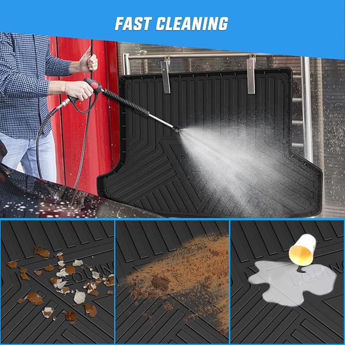 Nilight Cargo Mats for Chevy Equinox GMC Terrain 2018-2024 | for Equinox GMC TerrainAll 2018 2019 2020 2021 2022 2024 Weather Protection Heavy Duty Cargo Liners