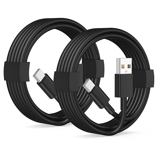 Car Carplay Cable for iPhone 17/17 Pro/Air/17e/16/15 Pro Max Charger Cord | 2Pack USB A to USB C for CarPlay USBC Cable, iPad, Galaxy, Android Phone Accessories Charging Wire Type-C Car Charger Cord