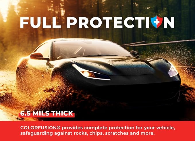 ColorFusion PPF by VViViD, Gloss Cosmic Blue Dry Apply PPF Vinyl Car Wrap Roll 6ft x 5ft