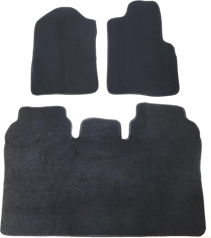 GXARTS Car Floor Mats Carpet Full Set All-Weather Protect Compatible with Ford F-150 2009 2010 2011 2012 2013 2014 | Waterproof Black Car Mats with Anti-Slip Backing
