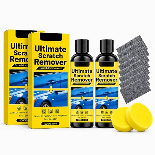 2Pack Nanopolix Car Scratch Remover,Car Cloth Scratch Remover Nano Ultimate Car Cloth All Paint Colors Polishing Kit