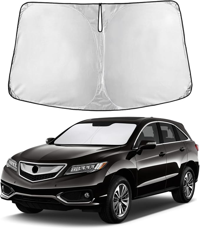 EcoNour Windshield Sunshade Compatible for Acura RDX 2013-2016 2017 2018, Sun Visor for Front Windshield & Window Sun Shade Cover, UV Heat Blocker & Protector, Car Accessories