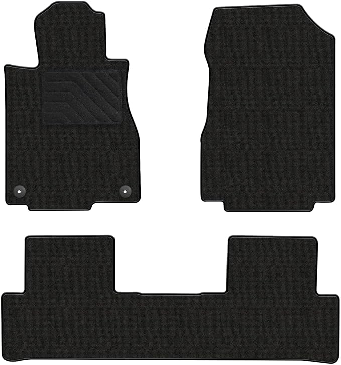Carpet Floor Mats Fit for Honda CRV 2012-2016 | Custom Fit All Weather Anti-Slip Waterproof Floor Liners - 3pc
