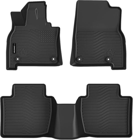 Auxko All Weather Floor Mats Fit for Mazda CX5 2026 CX-5 TPE Rubber Liners Set All Season Guard Odorless Anti-Slip Floor Mats
