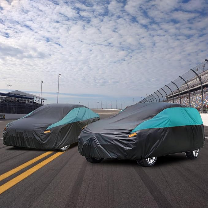 GUNHYI Car Cover for Coupe Sport Sedan Waterproof All Weather, Suitable for Hyundai Accent, Audi TT, BMW Z4, Porsche 718/Boxster/Cayman, Nissan Versa/240SX, Subaru BRZ, Mazda RX-8 etc.