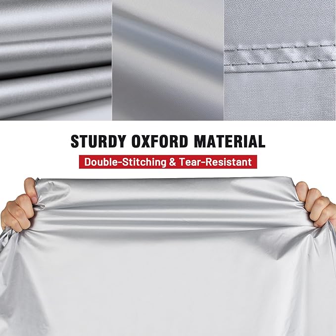 Favoto Car Cover Waterproof Windproof Custom Fit for Toyota Camry 1996-2026 | Fit for Honda Accord 2001-2026 Heavy Duty Car Cover for Automobiles Outdoor with Reflective Strips All Weather UV Protection