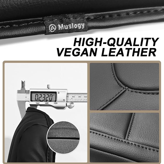 Muslogy Center Console Armrest Cover Fit for Nissan 2019-2025 Altima Accessories, Comfort Armrest Pad Console Lid Cushion Vegan Leather Regular Thick
