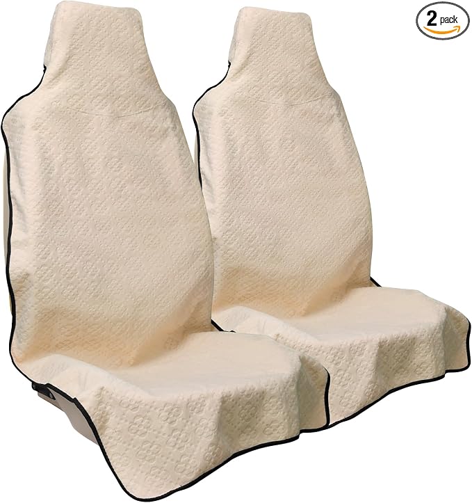 Waterproof Seat Cover Towel, 2PCS Premium Sweat Carseat Protector, Perfect for Universal Anti-Slip Car Truck SUV Seat, Great for Surfing Yoga Gym Workout, Four-Leaf Clover