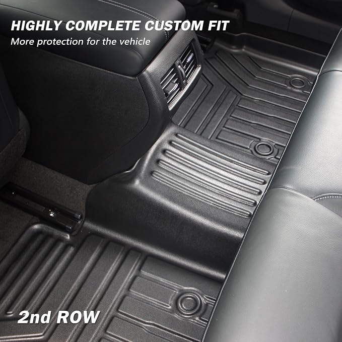 KUST Custom Fit Floor Mats for 2019-2025 2026 Nissan Altima Accessories All Weather Floor Mat Carpet Liners Front Rear 2 Row Seat Black Liner TPE