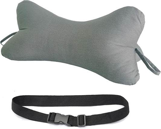 Neck & Cervical Pillows Dog Bone Shaped Travel Neck Pillows With Washable Removable Cover Have Loops On Either End For Car Bus Truck Driving Comfort Head Rest Support Neck Chiropractic Pillow (Color | Washable Removable Cover, Loops On Either End, Car ...