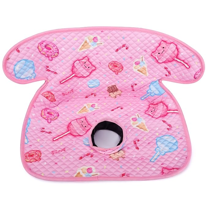 Babenest Car Seat Potty Protector Cover -Waterproof Carseat Training Liner for Baby &Toddler Shower Gift, Dry Piddle Pee Pad with Fun Designs for Strollers & Infant Car Seats (1pc Pink)